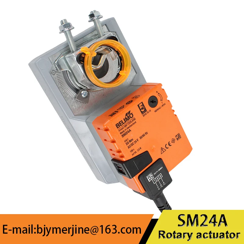 Фото Belimo SM24A SM24A-TP SM24A-MOD в наличии вентильный привод 20 нм AC24V DC24V оригинальные сертифицированные системы HVAC CE54 №2