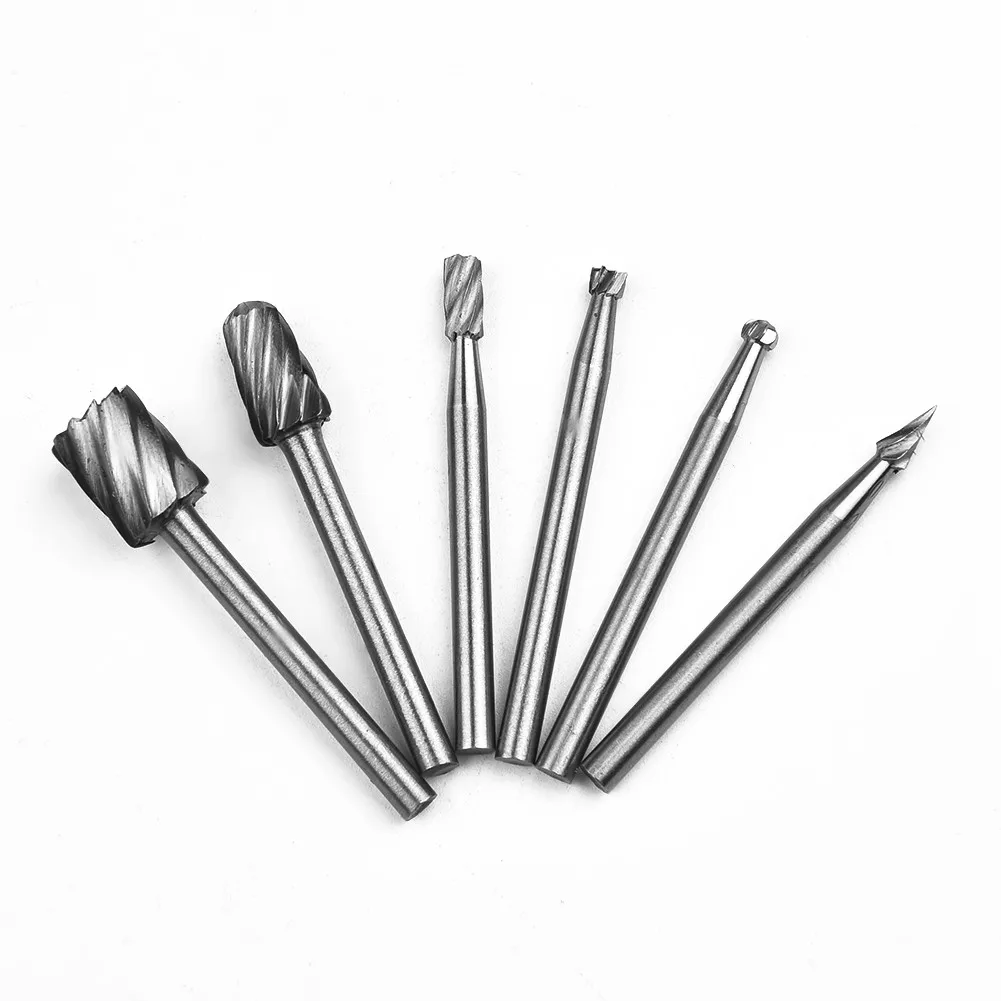 Набор сверл Dremel, комплект из 6 Мини-фрез из быстрорежущей стали, для работ по дереву и металлу