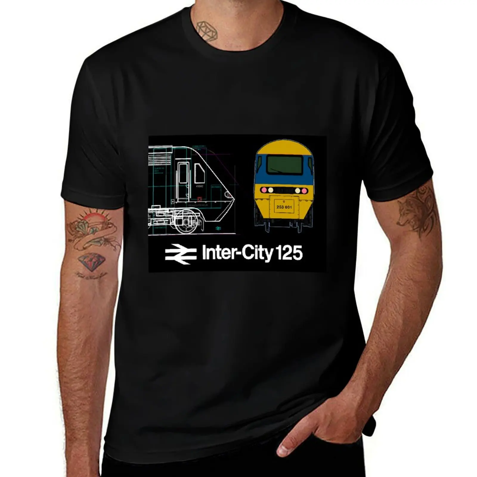 Футболка INTERCITY Эстетическая одежда, одежда больших размеров, футболки для мужчин