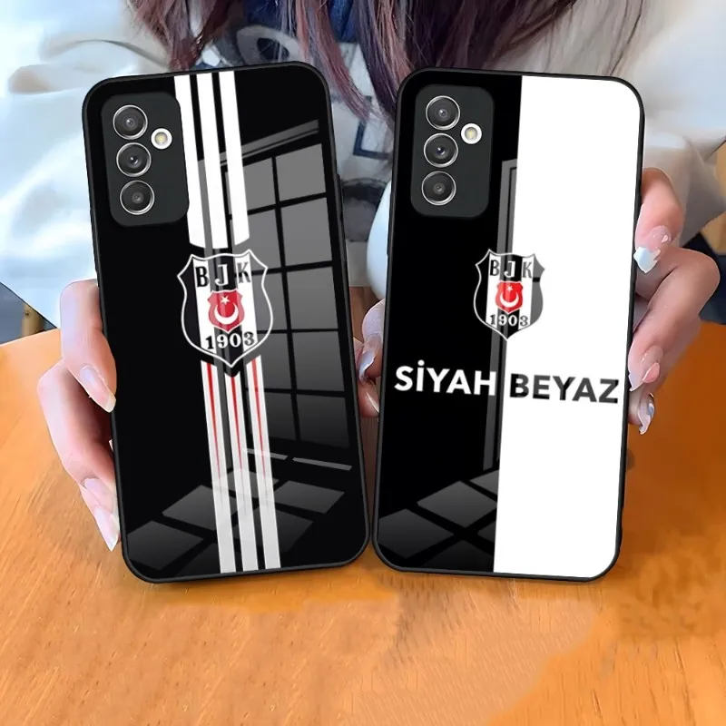 Модный чехол для телефона Besiktas BJK для Samsung A34 A52 A14 A21 A71 A20 A31 A12 A51 A40 A32 A72 A30 A54, чехол из закаленного стекла