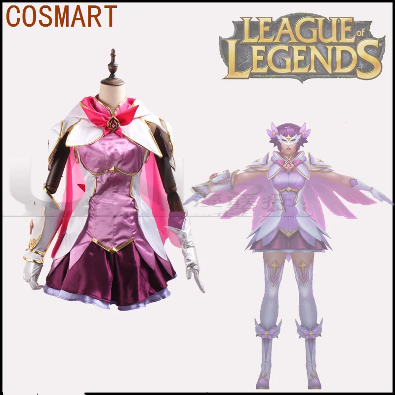 Женский костюм для косплея COSMART из игры LOL Star Guardian Quinn