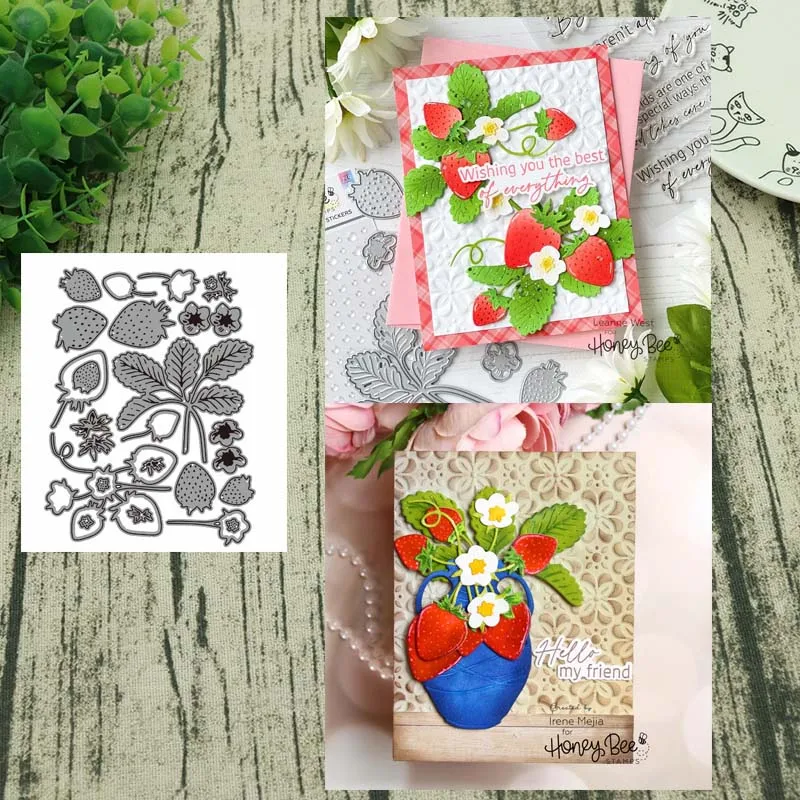 Металлические Вырубные штампы Addy craft формы для вырезания красивые слои клубника скрапбукинг бумажный Нож Форма лезвие перфоратор трафареты