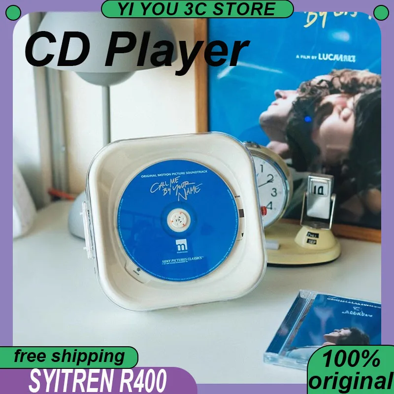 SYITREN R400 CD-плеер Беспроводной Bluetooth CD-плеер Проводной музыкальный плеер SC6137D M93BG6DECK Настенный CD-плеер