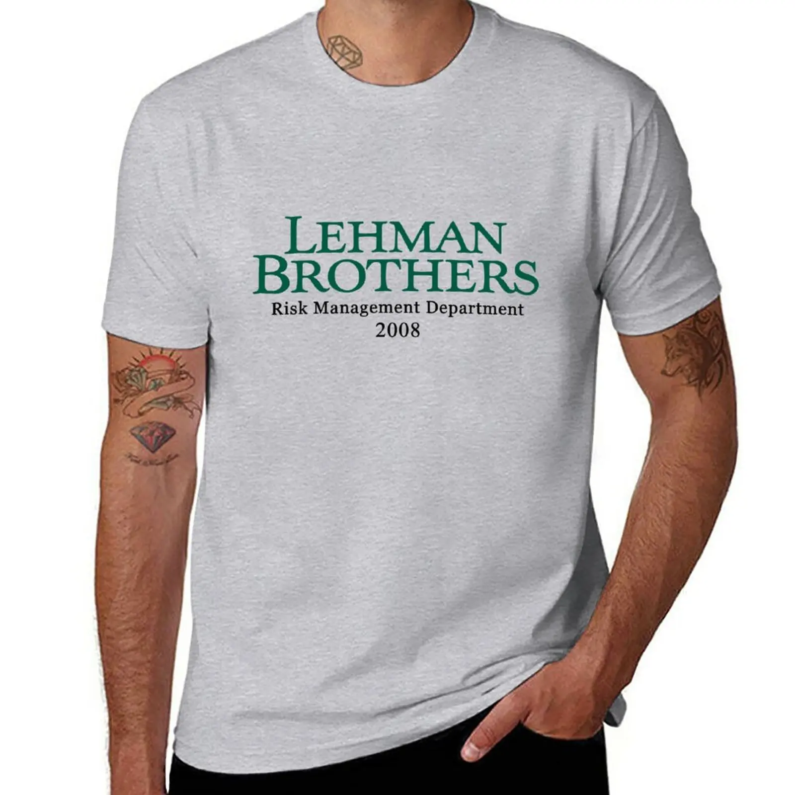 Новинка, Lehman Brothers, управление рисками, модель 2008 года, финансовый кризис, индивидуальные футболки, черные футболки для мужчин