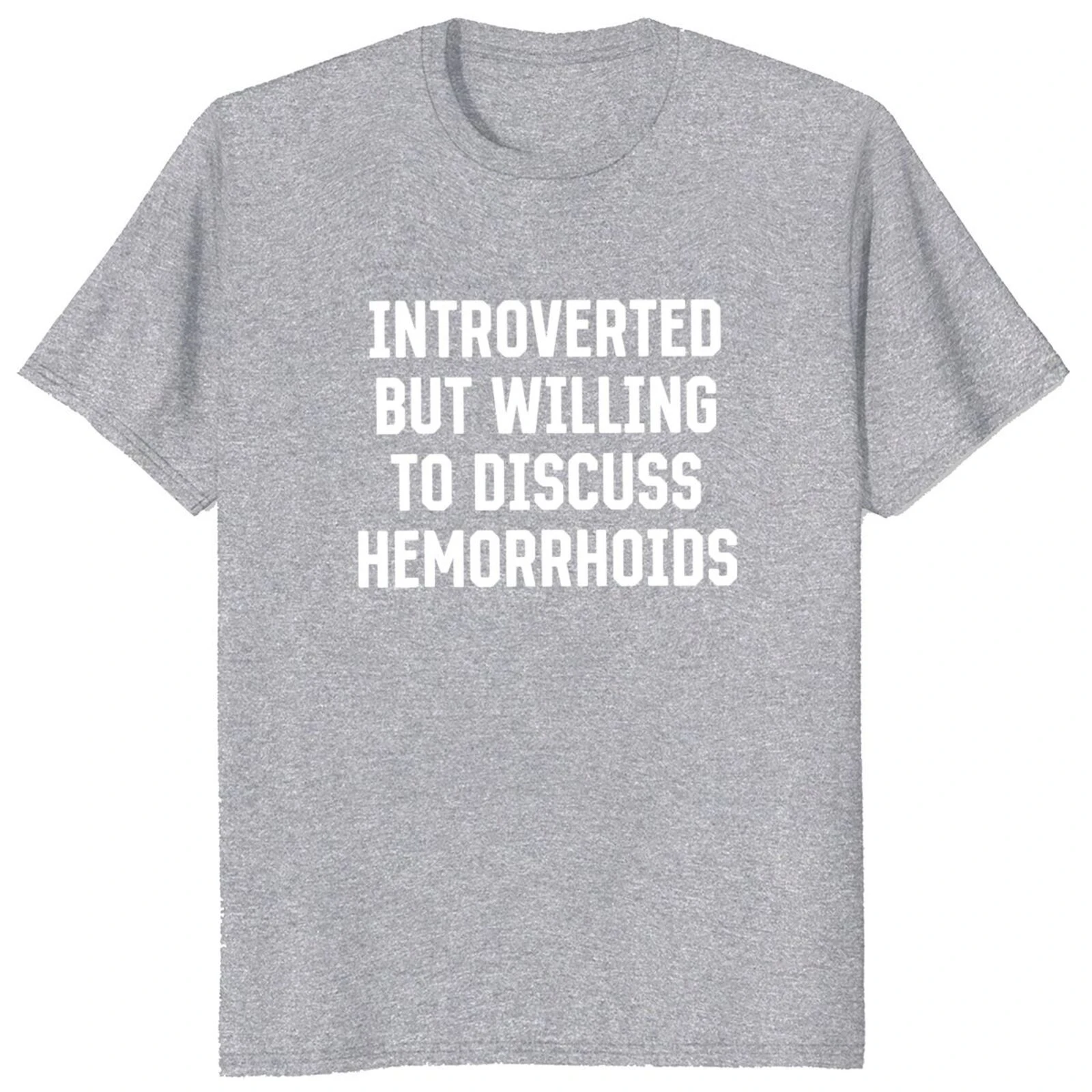 Фото Забавные футболки с надписью HumorTee Y2k, повседневные футболки из 100% хлопка, европейские размеры, встраиваемые, но готовы обсудить геморрой в стиле Харадзюку №3