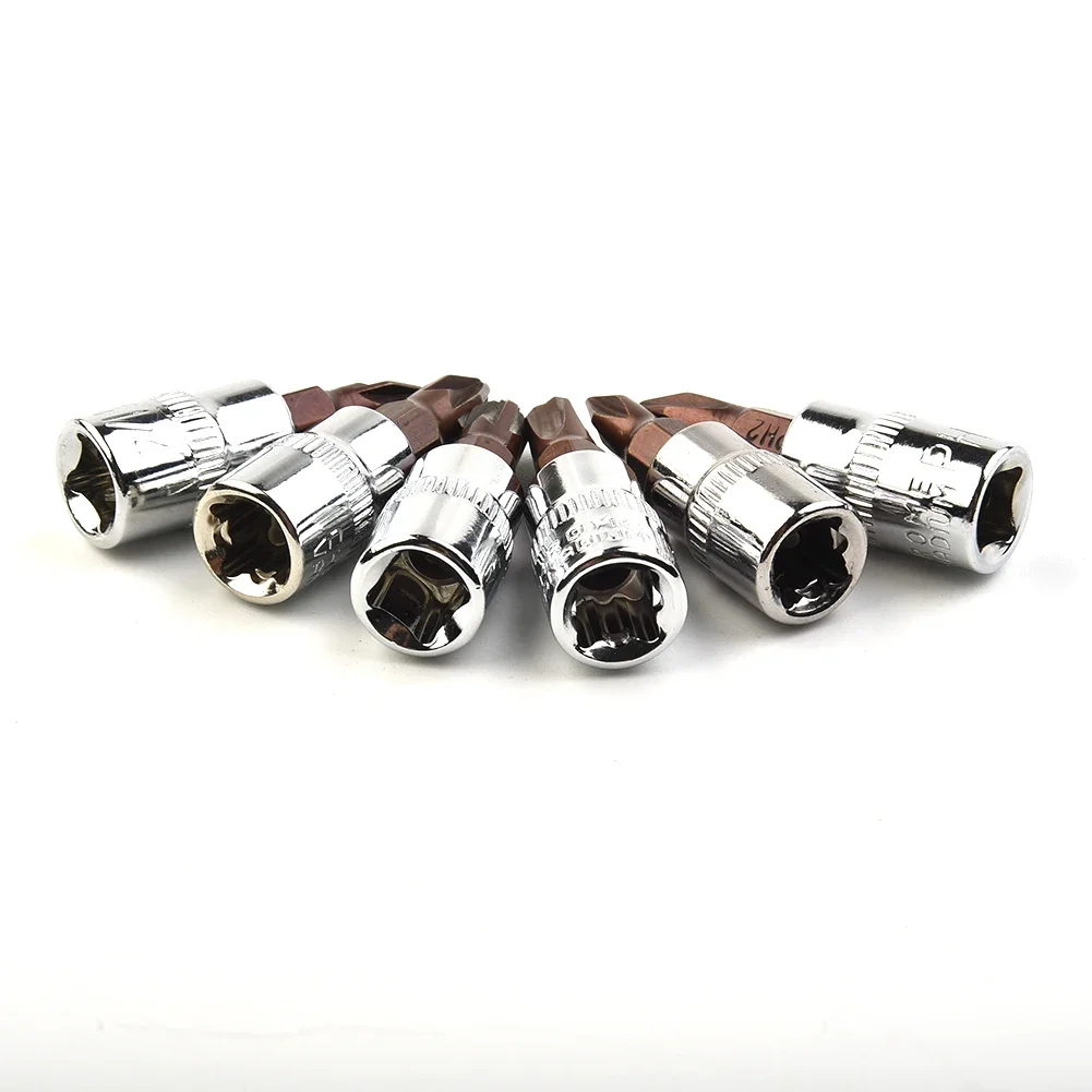 Фото Набор торцевых головок PH1/PH2/PH3/PZ1/PZ2/PZ3, 6 шт. №5