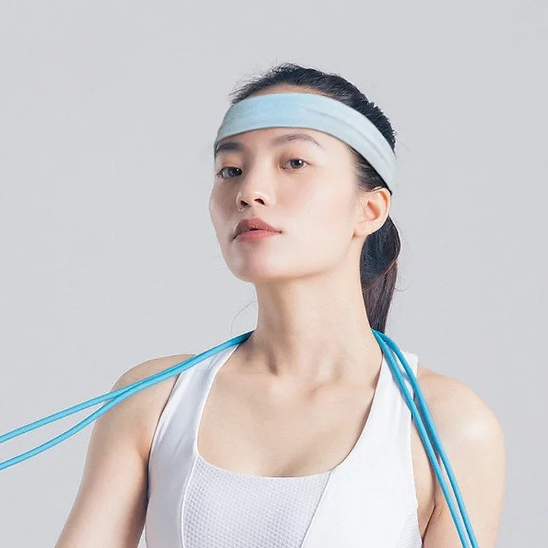 Новая летняя спортивная головная повязка AL yoga, однотонная головная повязка для йоги, влаговпитывающая пот, Эластичная головная повязка для мужчин и женщин