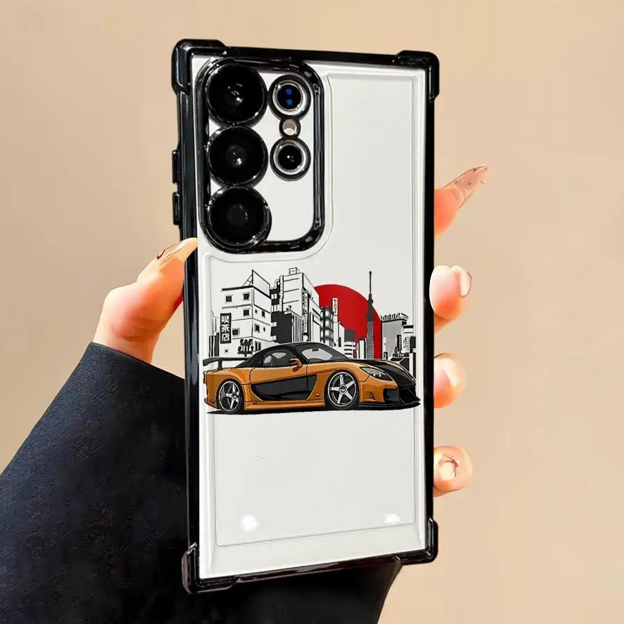 Крутой супер автомобильный чехол для телефона Samsung Galaxy S23 S21 Plus S20 FE S22 Ultra S24 S25 Edge Soft Cover (art.: 3920cfed997c1) - 3920cfed997c1