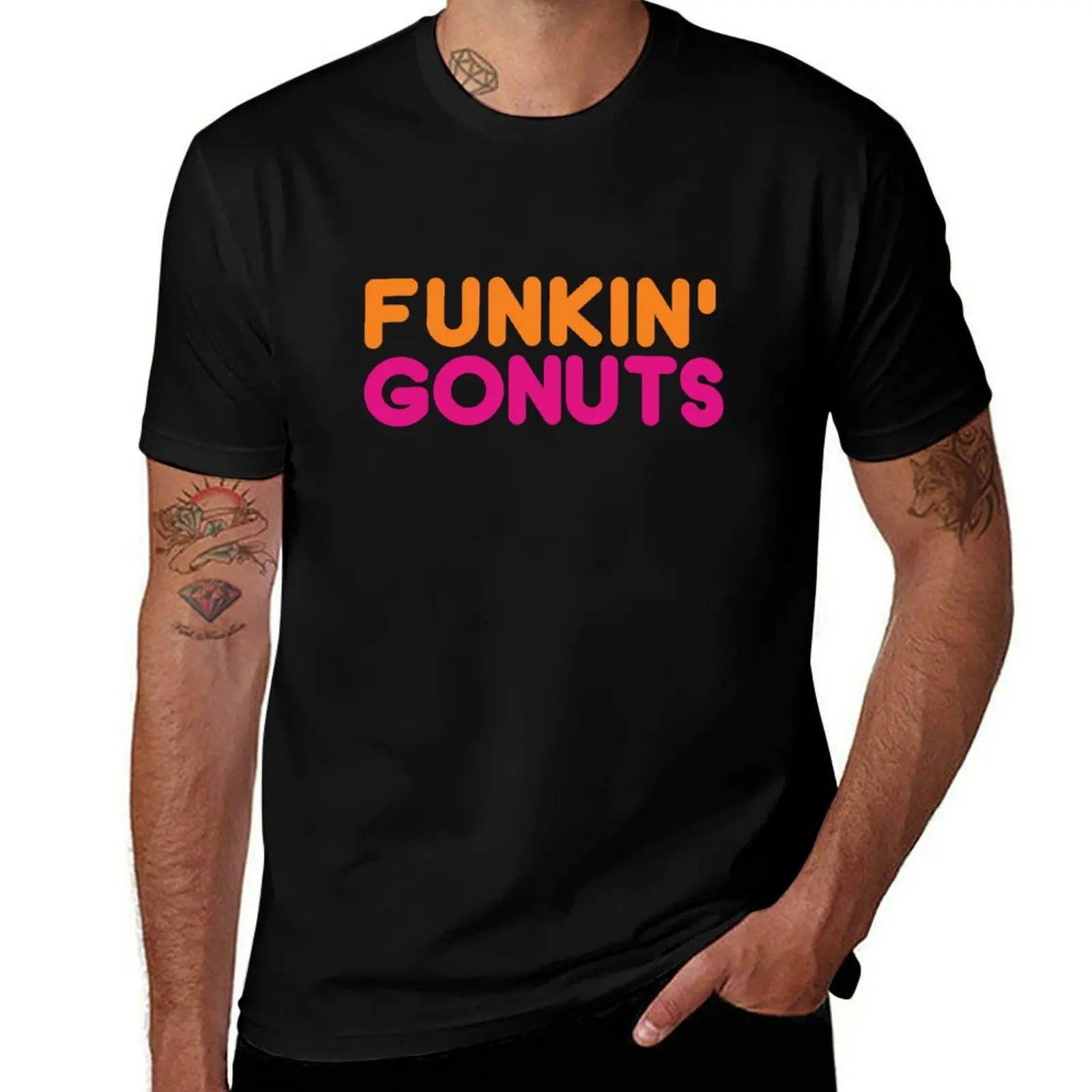Футболка Funkin gonuts, футболки для мужчин, мужская футболка с рисунком машин, футболка из плотного хлопка