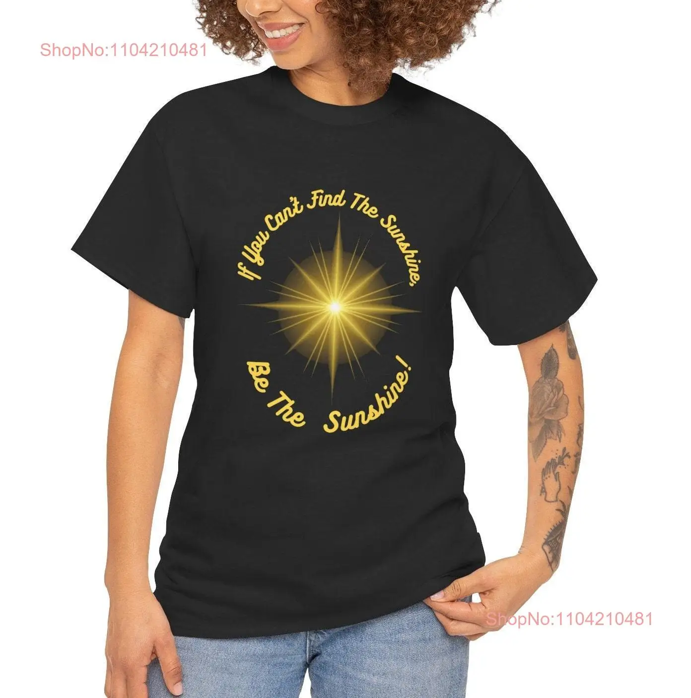 Футболка Be The Sunshine Find Летняя с длинными или короткими рукавами