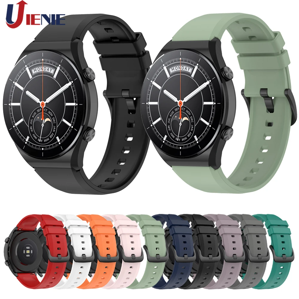 Ремешок силиконовый для оригинальных часов Xiaomi Watch S1, модный спортивный сменный Браслет для наручных часов, 22 мм