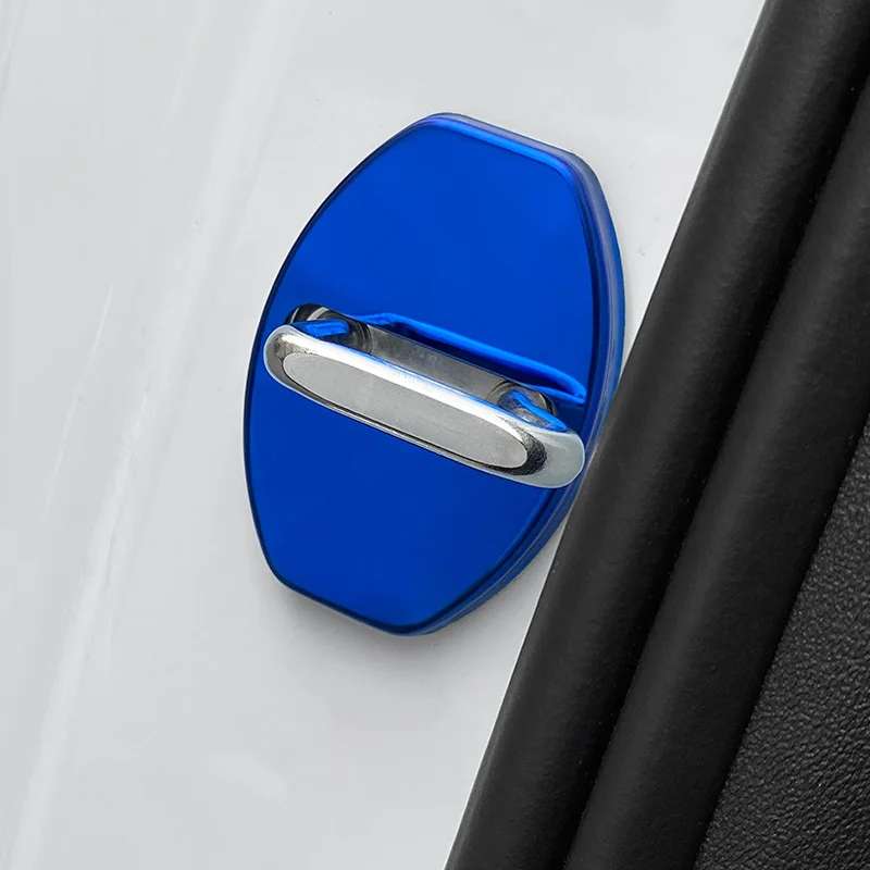 Фото Чехол для автомобильного замка из нержавеющей стали для Volkswagen VW Polo MK5 MK6 Tiguan TOURAN GOLF 6 7 8 T-cross ID3 4 5 6 аксессуары №4