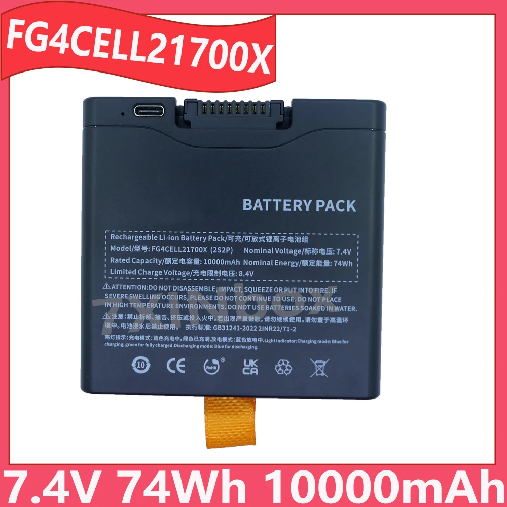 FG4CELL21700X 7,4 В 10000 мАч аккумулятор для JBL PartyBox Club 320 Xtreme4 барабанная установка 4-го поколения Bluetooth-динамик с TYPE-C