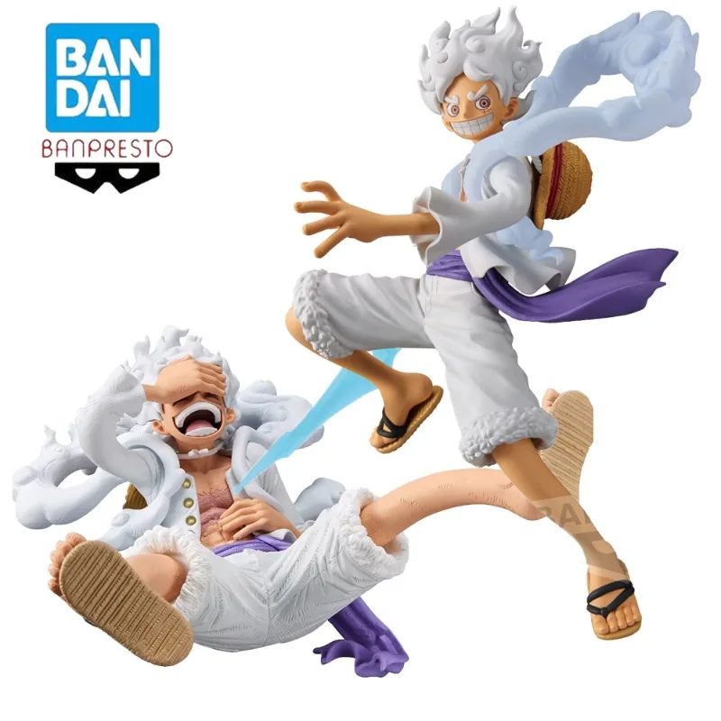 Бандай баното один кусок Ника Обезьяна D. Экшн-фигурка Luffy Gear5 Ver. ПВХ DXF Коллекционная коробка кукла модель игрушка подарок