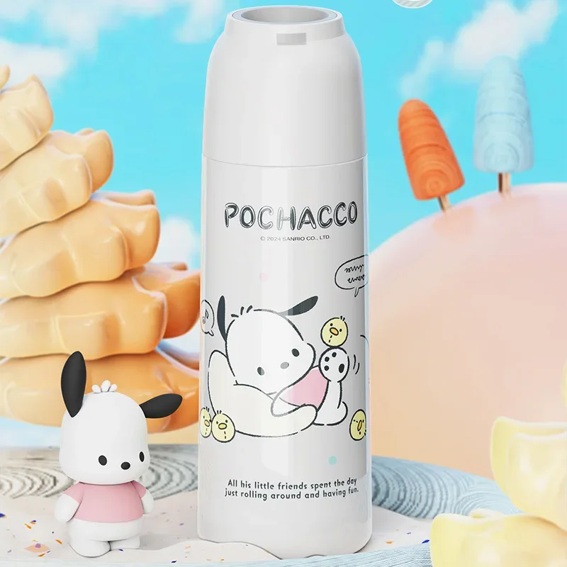 Термокружка Sanrios Hellokittys My Melody Cinnamoroll Kuromi, аниме, кружка из нержавеющей стали, 460 мл, портативная дорожная кружка, подарок на день рождения