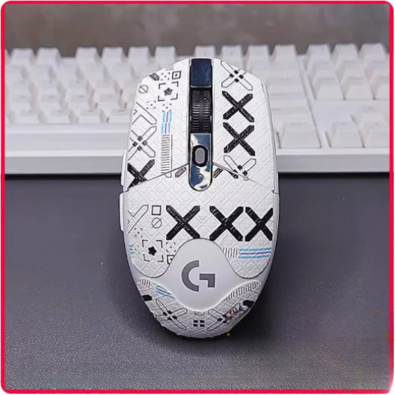 Фото Logitech(G) G304 G102 лента для захвата мыши, скейт, наклейка ручной работы, нескользящая наклейка из кожи ящерицы, противоскользящая наклейка без мыши №4