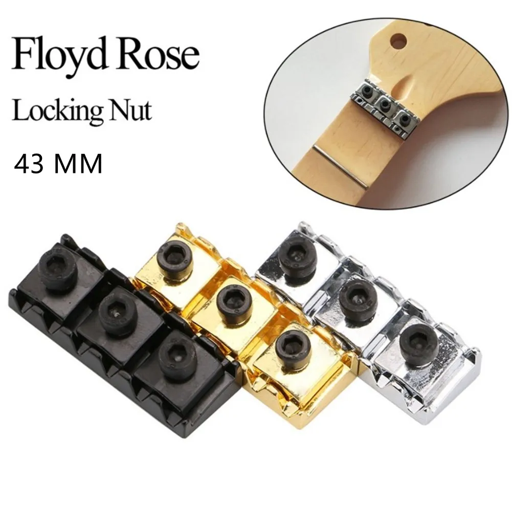 Запорная гайка для гитары, 43 мм струнный замок, замена для моста Floyd Rose Tremolo, металлические аксессуары для электрогитар