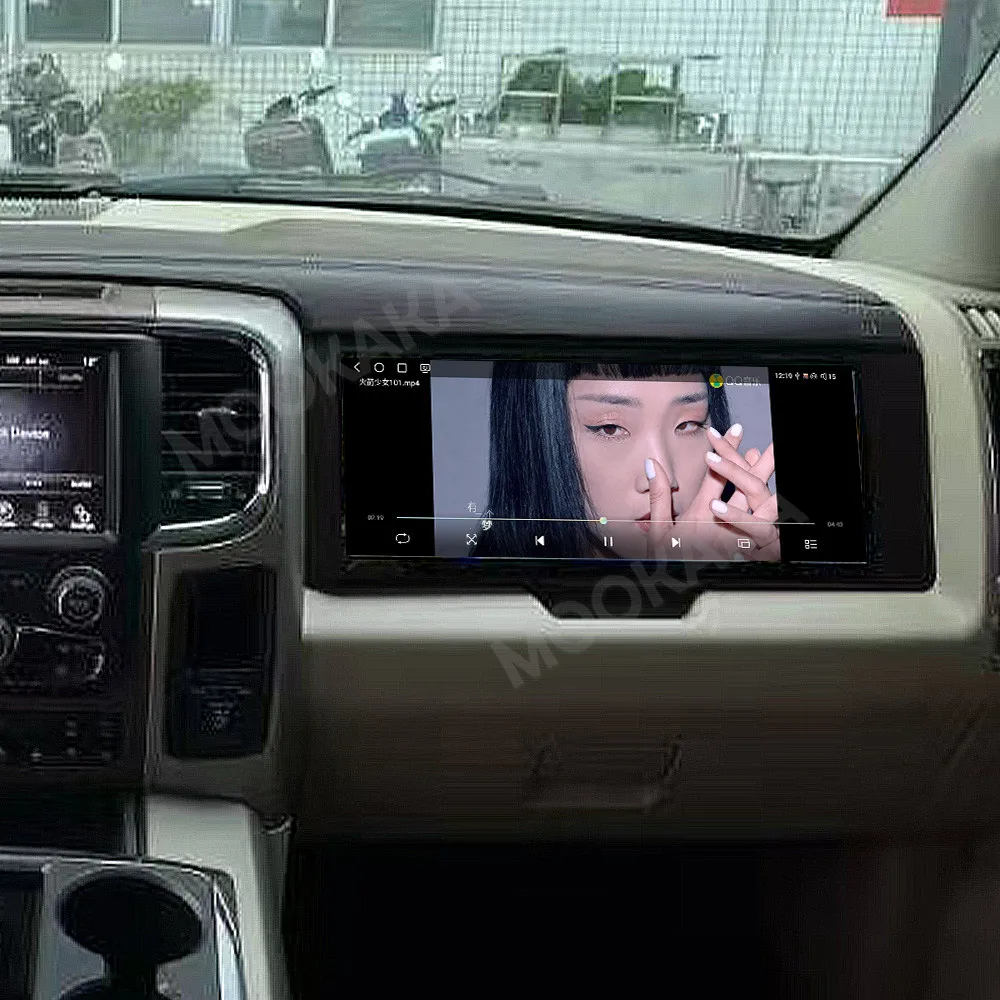 Фото 12,3-дюймовый экран автомобильного радиоприемника для Dodge Ram co pilot 2013-2018 Android GPS навигация мультимедийный видео стерео приемник головное устройство №5
