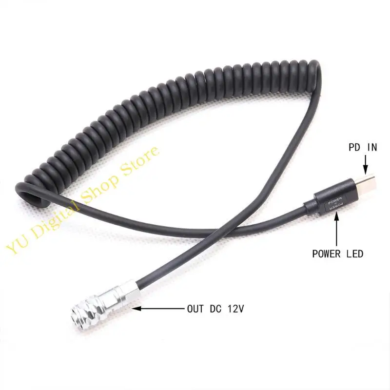 96BA замена кабеля питания для кабеля кабеля BMPCC 4K до USB Type-C Кабель