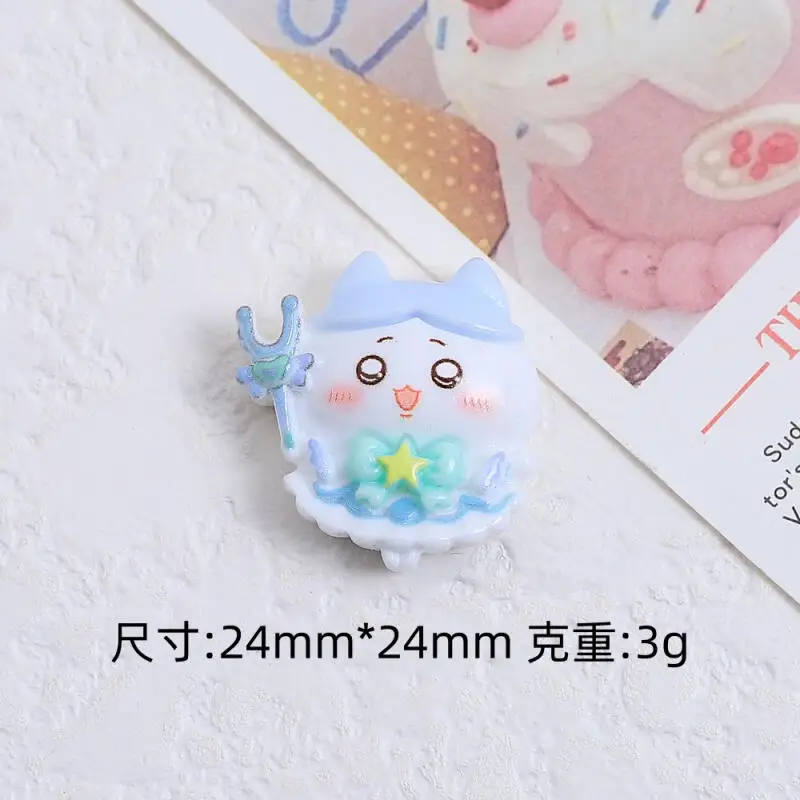 20 шт.компл., милая магия Chiikawa Hachiware Usagi Momonga, волшебный мультфильм, ручная работа, сделай сам, кремовый клей, смола, аксессуары, ювелирные материалы (art.: 3920d193c59a3) - 3920d193c59a3
