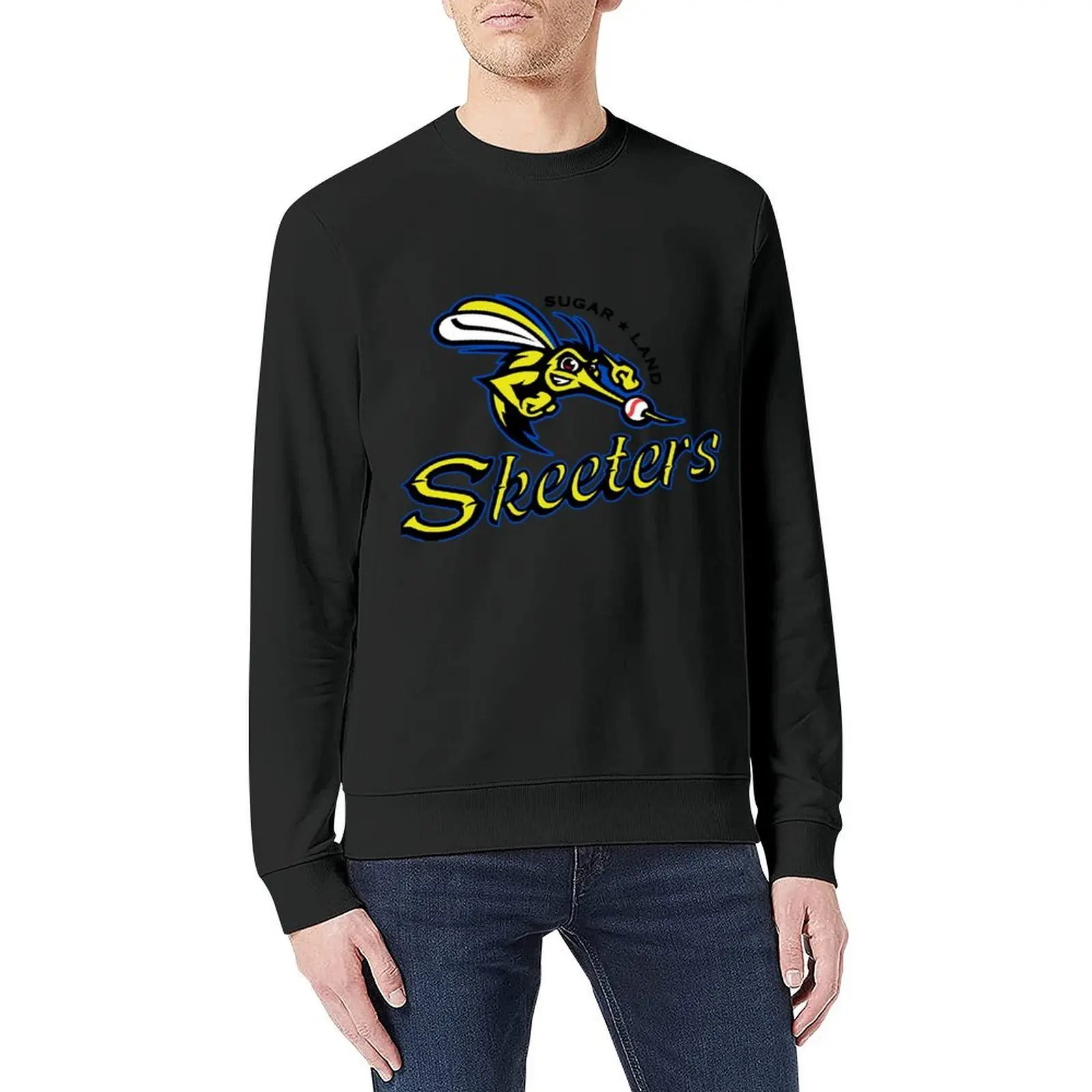 Фото Sugar Land Skeeters логотип пуловер аниме одежда мужская одежда мужская одежда мужское пальто мужская толстовка №5