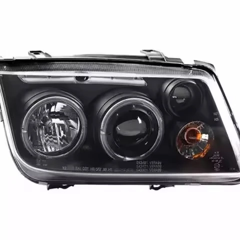 Для VW Bora для Jetta головной светильник светодиодный ангельские глазки 1999-05 SONAR Style V2