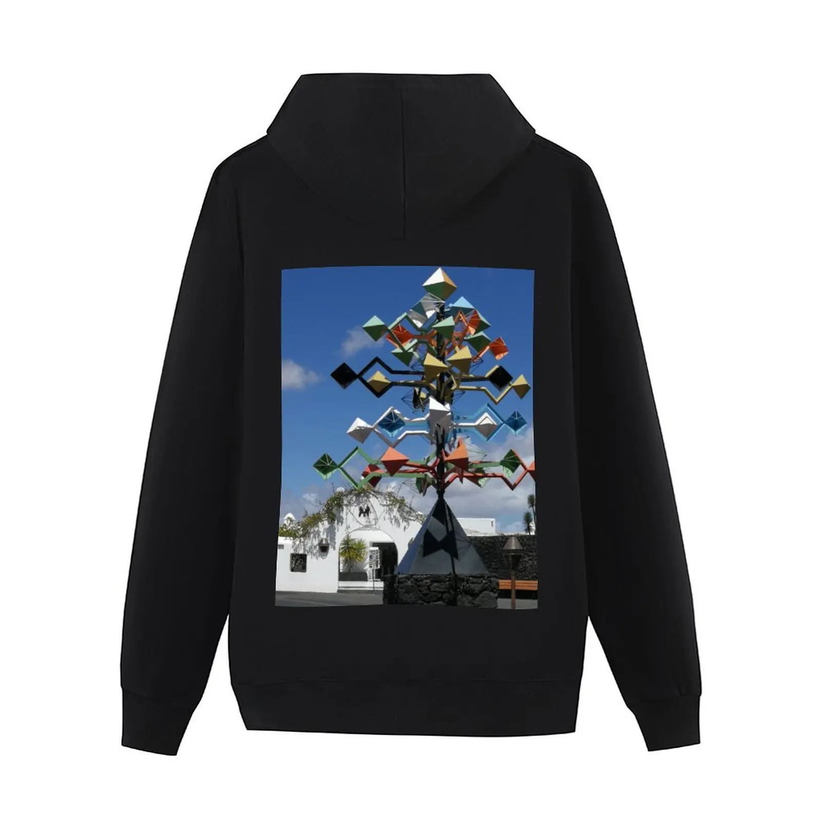 Фото Cesar Manrique Foundation Wind Sculpture and entrance Hoodie japanese style men clothes fashion men winter clothes hoodie №3