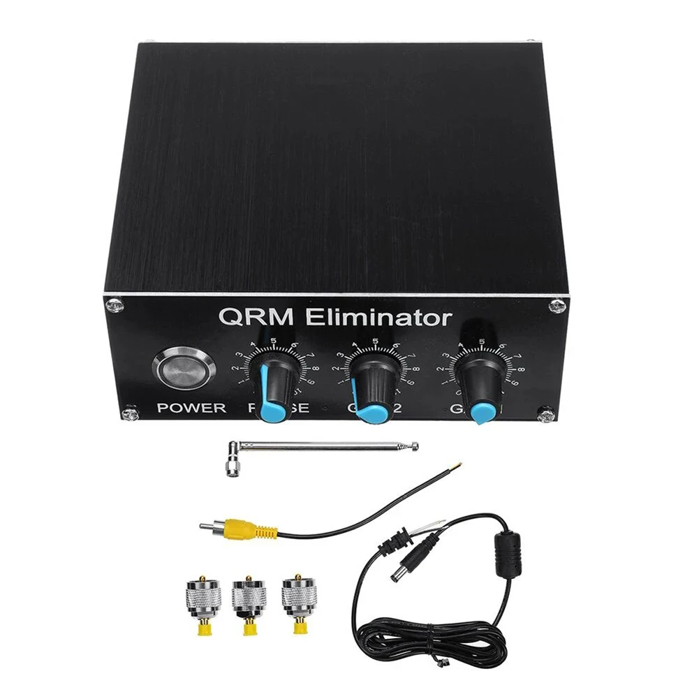 Фото QRM Устранитель X-Phase HF полосы второго поколения 1-30 МГц 125*110*51 мм Sma петля стержень антенна Ptt кабель Uhf/SL16-SMA Dcplug Kit №2