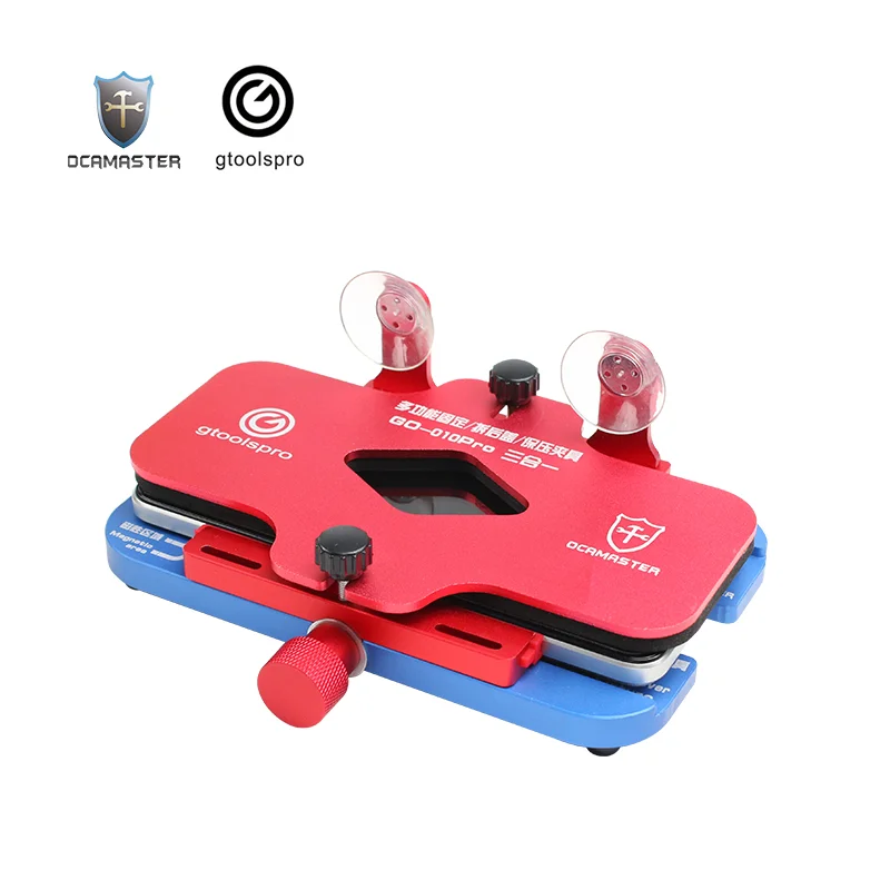 Gtoolspro/Ocamaster GO-010Pro Открывалка для заднего стекла и зажимное приспособление Универсальная форма для разборки экрана мобильного телефона, фиксации, ремонта
