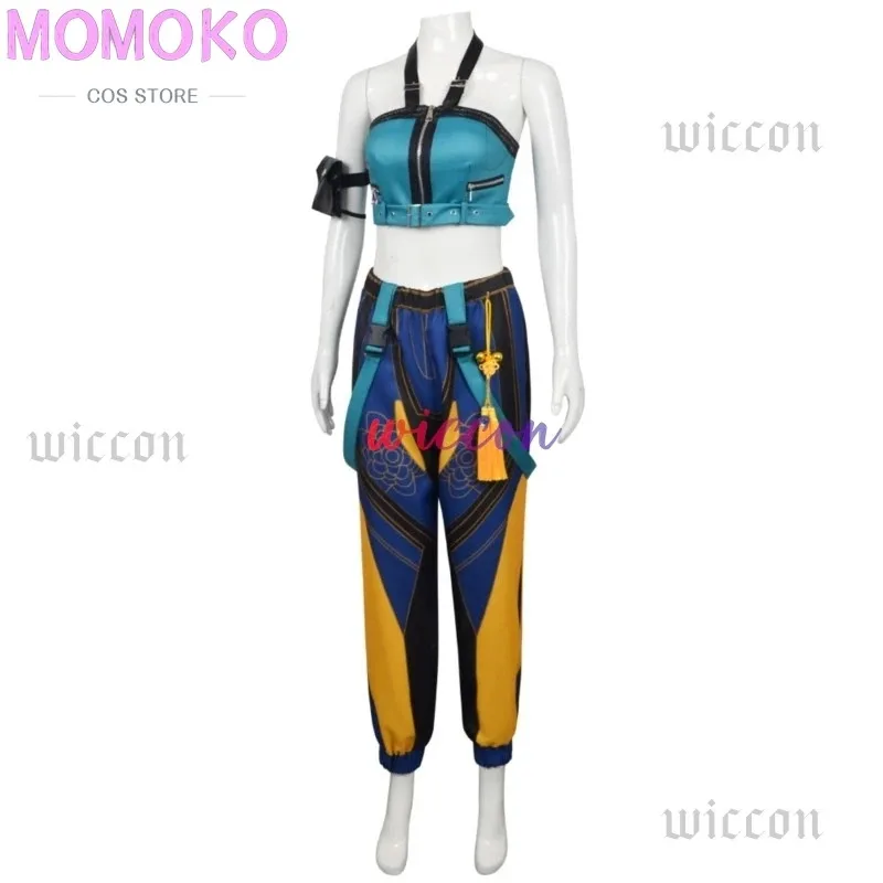 Зизи 2025л ‌ ‌ ‌   KPOP Demon Huntrix Zoey Косплей Костюм Сценическая Униформа Платье Аниме Девушки Групповые Охотники Комплект Одежды Хэллоуин Карни
