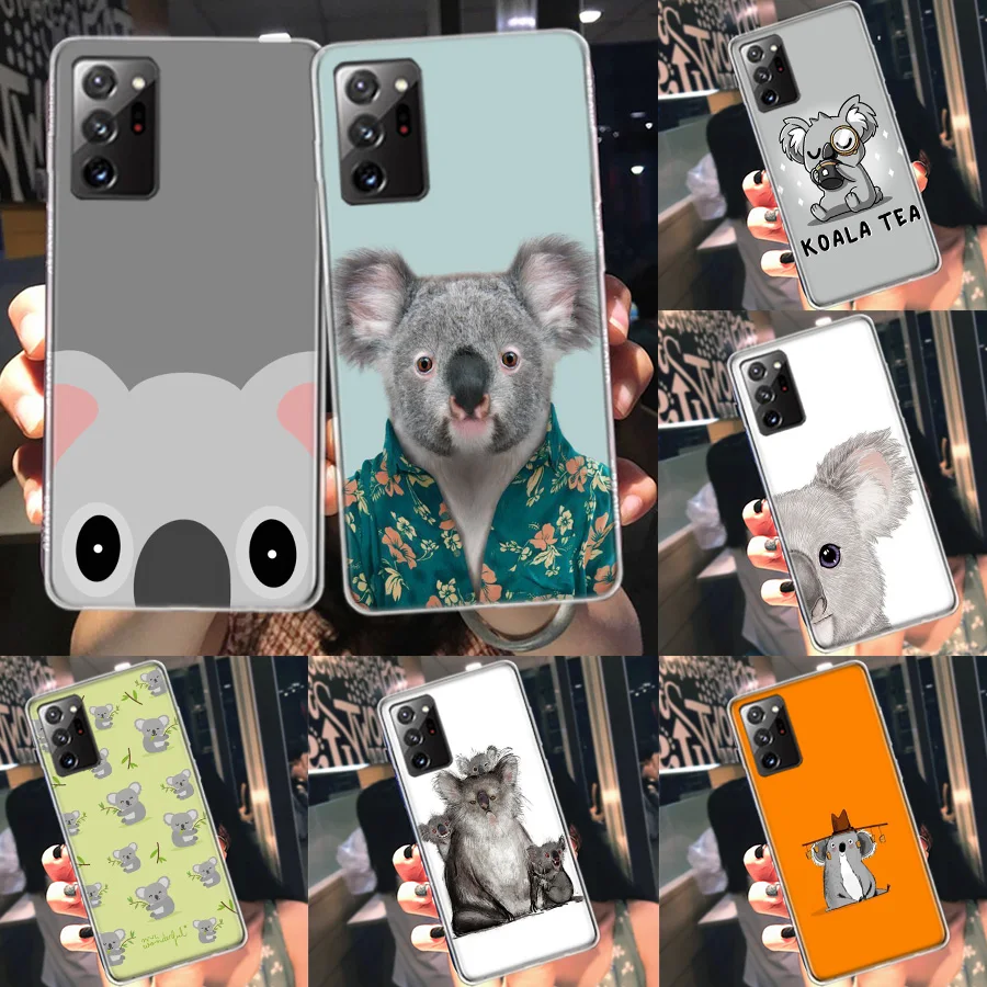 Чехол для телефона Koala Kawaii Animal для Samsung A14 A24 A34 A54 Galaxy A20S A30 A40 A50S A70S A71 A51 A41 A31 A21S A10S A20E A11