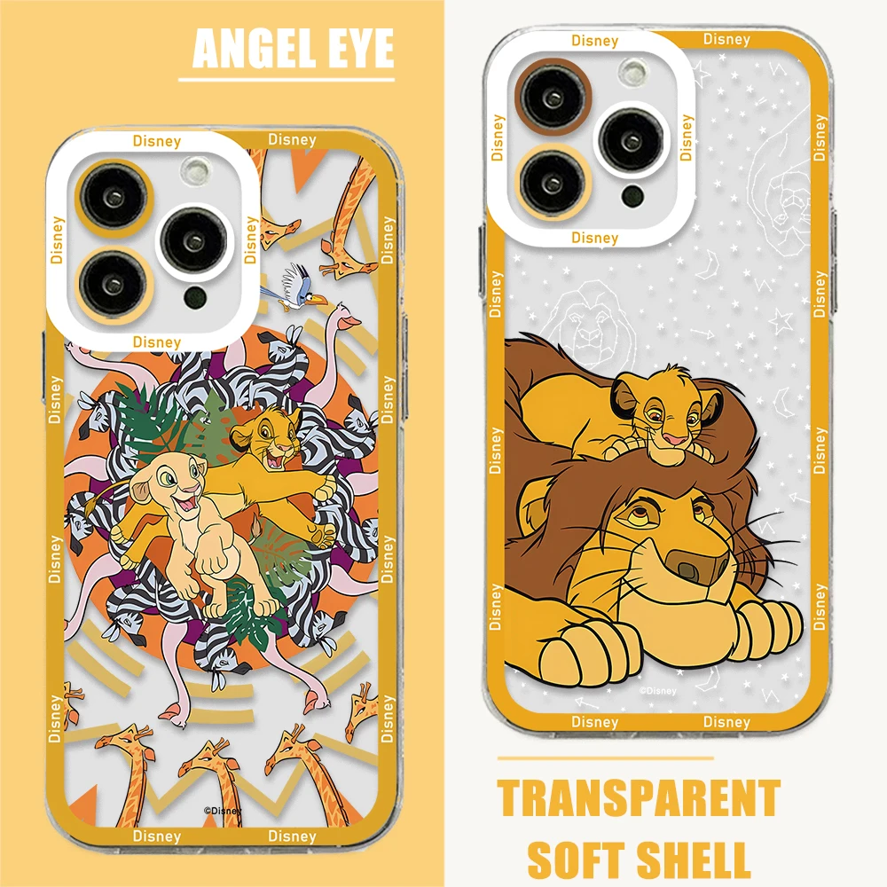 Фото Чехол для телефона Hakuna Matata The Lions King Simba, прозрачный чехол для iPhone 15 14 13 12 11 Mini Pro Max X XR XSMax 6S 6 7 8 Plus №3