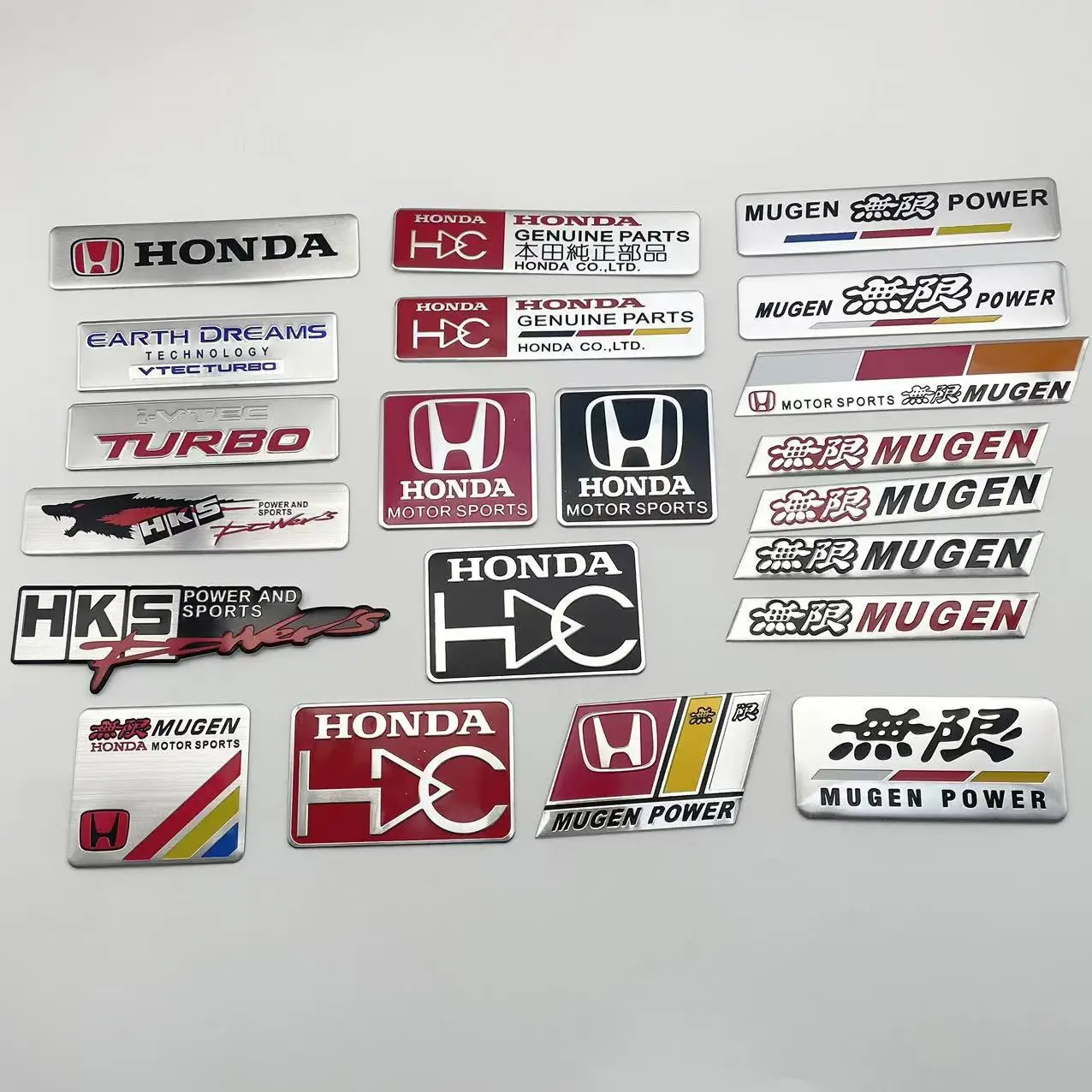 Наклейка с эмблемой автомобиля, аксессуары для Honda Civic FIT Accord Prelude CRV 5th City CRZ CRX Jazz HRV Pilot Mugen Odyssey Insight B-se Внешние аксессуары