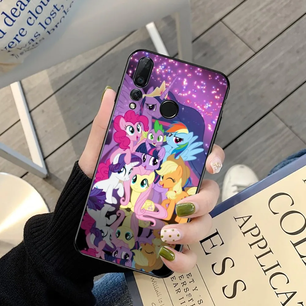 Чехол для телефона с милым пони Cartoon L-Little Unicorns для Huawei Y9 6 7 5 Prime Enjoy 7s 7 8 plus 7a 9e 9plus 8E Lite Psmart Shell (art.: 3920c40978c42) - 3920c40978c42