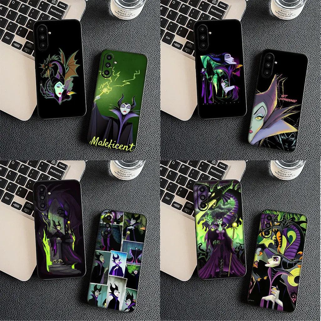 Фото Чехол с рисунком Малефисента для Samsung Galaxy S25 S24 S23 Fe Ultra Plus S7 Edge A05 A06 A16 A13 A15, чехол для телефона №4