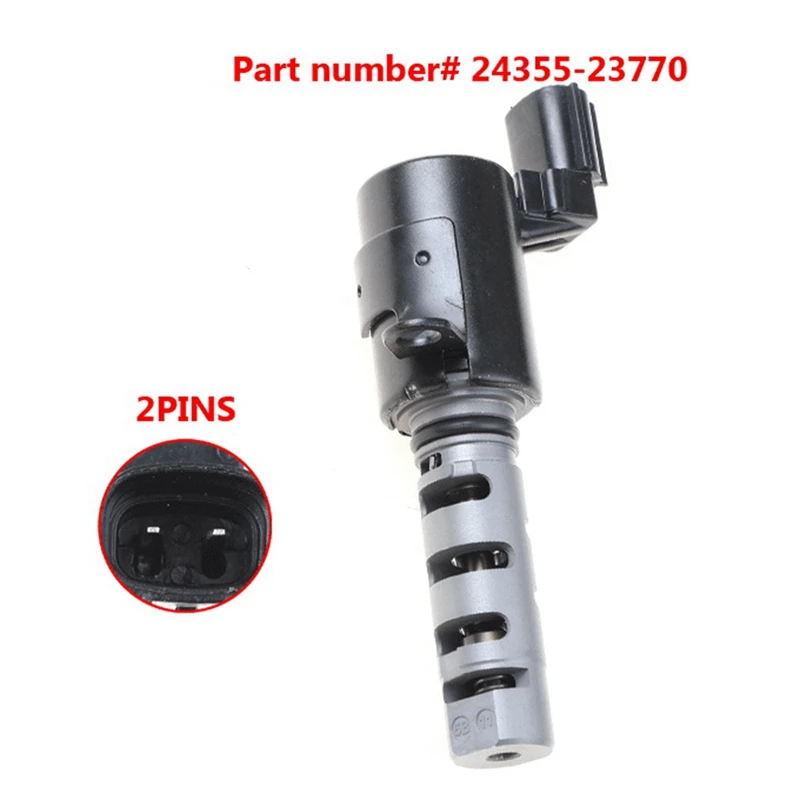 Фото 2X Новый VVT соленоид с регулируемым таймером для Hyundai ELANTRA KIA SOUL SPECTRA 2.0L 24355-23770 2435523770 24355-23800 №4