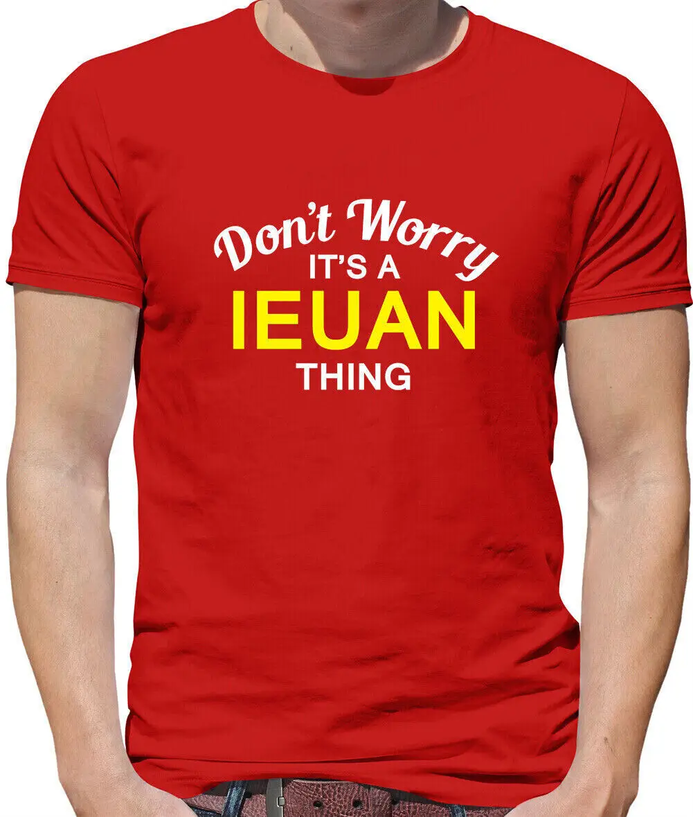 Не волнуйтесь, это мужская футболка IEUAN Thing-фамилия на заказ