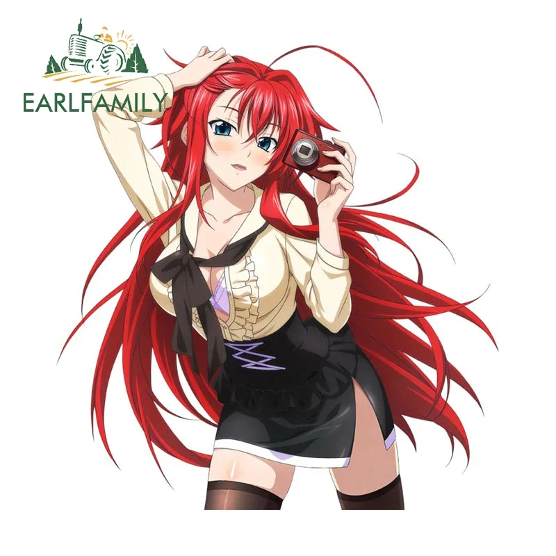 EARLFAMILY 13 см x 12,4 см Rias аниме сексуальные автомобильные наклейки устойчивые к царапинам наклейки для ноутбука виниловые индивидуальные окклюзионные аксессуары для царапин Внешние аксессуары