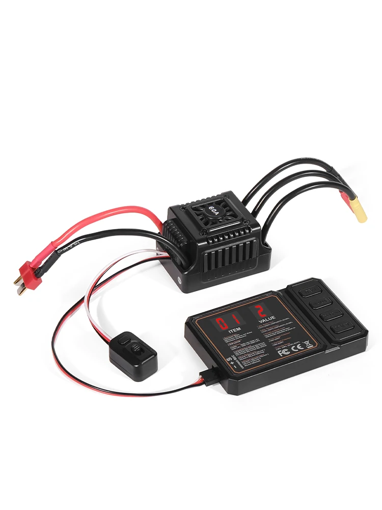 Фото Бесщеточный электрический регулятор скорости ESC 60A 2-3S T/XT60 ESC BEC №5