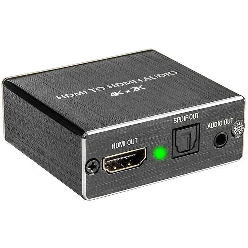 4K X 2K HDMI-совместимый аудио экстрактор + оптический TOSLINK SPDIF + 3,5 мм стерео аудио экстрактор конвертер HDMI-совместимый излучатель