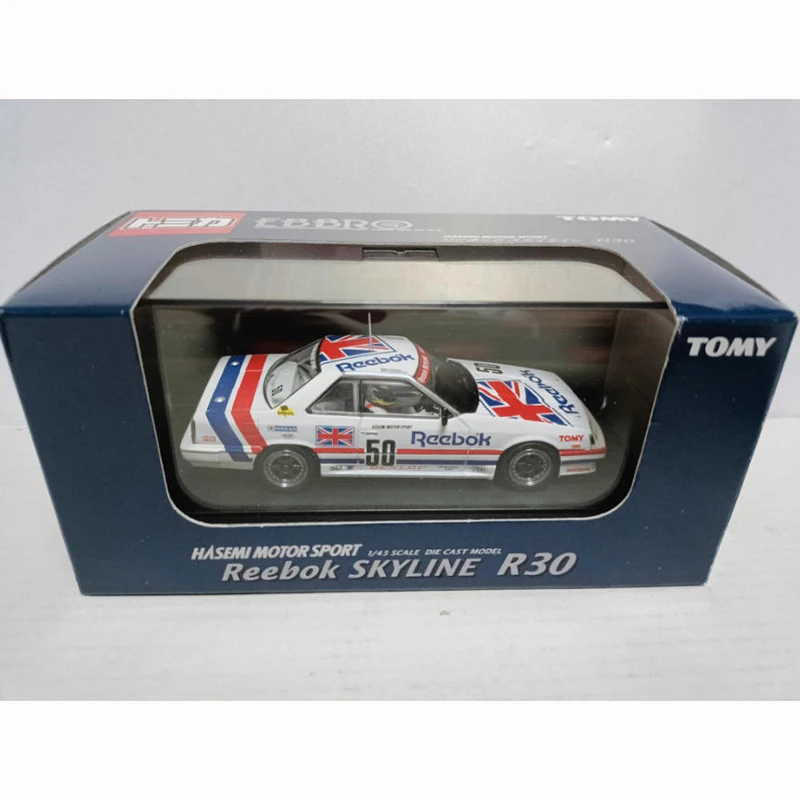 Ebbro TOMY 143 Reebok Skyline R30 Hasemi, модель спортивного автомобиля из сплава для взрослых, классическая коллекция, украшение для дисплея, подарок, сувенир (art.: 3920d12d7fdfd) - 3920d12d7fdfd