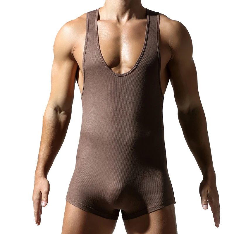 Фото TAUWELL МУЖСКОЙ СЕКСУАЛЬНЫЙ ДЖУБОР RAYON FITNESS WRESTLING SINGLET BODYSUIT ОДНОШТОВЫЙ КОСТЮМ №4