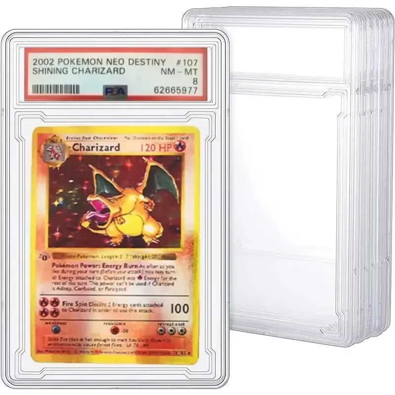 Pokemon PSA, классная карта, 35PT, прозрачный тип карты для хранения PSA/PTCG/BGS