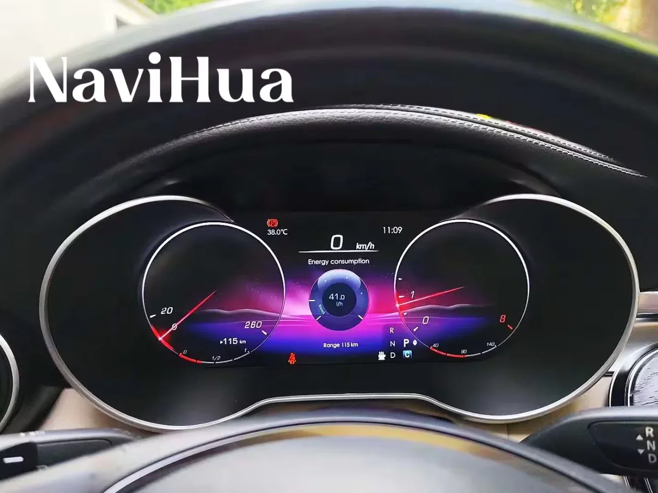 NaviHua 12,3 дюймовый автомобильный цифровой кластер для Mercedes Benz C Class W205 GLC Class X253 2016 2018 LCD спидометр на приборной панели кабины