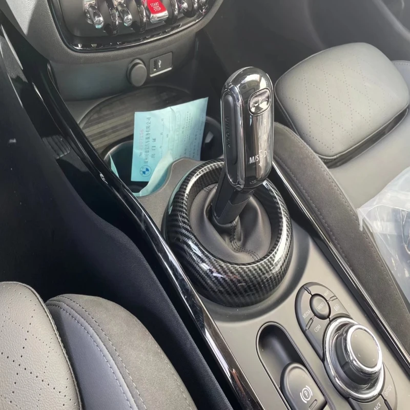 ABS фортепиано, черный карбоновый волокно для MINI Cooper Clubman 2022, панель переключения передач из АБС-пластика, крышка переключателя окна, крышка для кондиционера (art.: 3920d19ffafe0) - 3920d19ffafe0