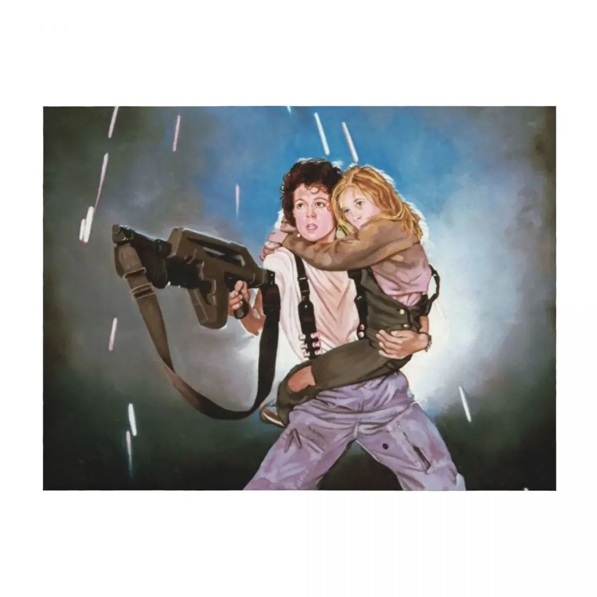 Одеяло Aliens Ripley and Newt, идеи подарков на День святого Валентина для декоративного дивана, милые фланелевые одеяла в клетку