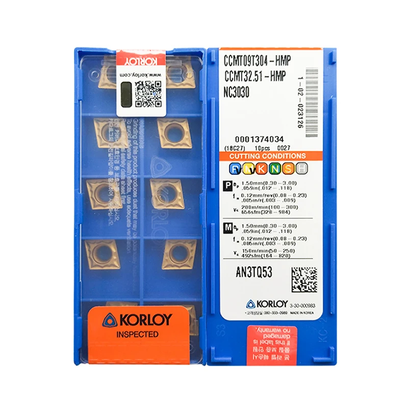 10 шт. KORLOY CCMT060202 CCMT060204 CCMT060208 CCMT09T304 CCMT09T308 CCMT120404 CCMT120408 CCMT HMP NC3020 NC3030 NC3120 PC9030 (art.: 3920cf48d2f25) - 3920cf48d2f25