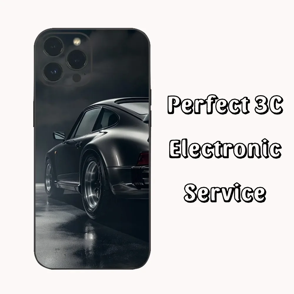 Фото Чехол для телефона Cool 911 Sports Car GT3-RS для iPhone 16 15 14 13 12 Mini 11 Pro XS Max X XR SE5 6 7 8 Plus, мягкий силиконовый чехол №4