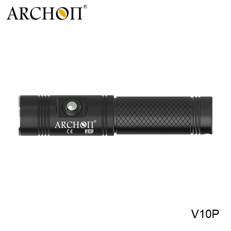 Фото Archon V10P светодиодный 100-метровый подводный фонарик для подводного плавания с аккумулятором 5100 мАч USB C 21700 №5