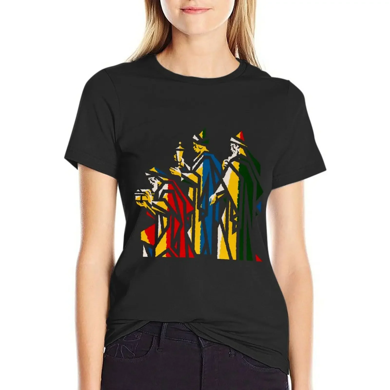 The Three Wise Men - Christian Art Work, футболка, оверсайз, эстетическая одежда, простые футболки для женщин